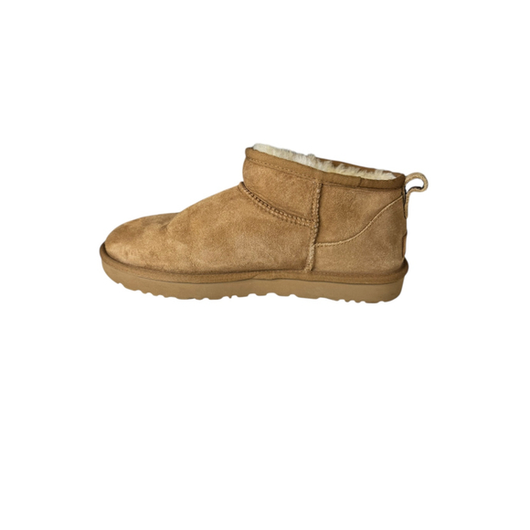 UGG Women’s Classic Ultra Mini Boot in Chestnut - 10 - Picture 10 of 11